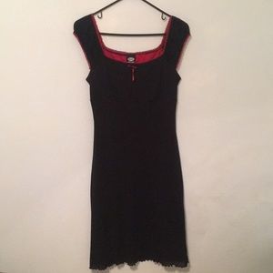 Black & Red goth dress